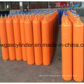 Ammonia Gas Cylinder with Orange Color